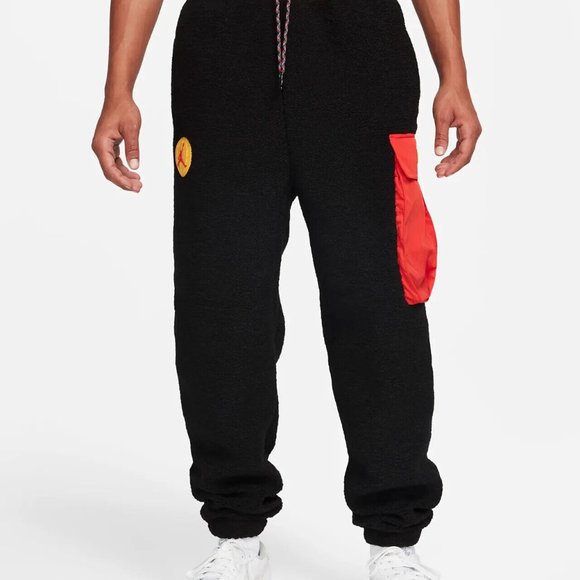 Nike Jordan Essential MS Statement Fleece Sherpa Pants Mens DC9730-010 - Picture 10 of 13